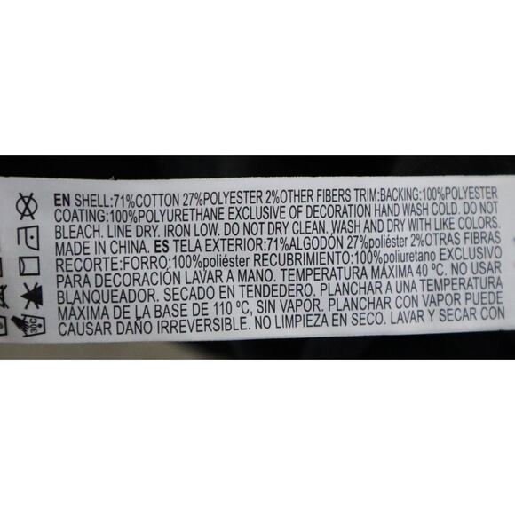 Black Denim Jacket Faux Leather Fringe Western Boho Oversized OX XL Short COTTON - Picture 7 of 10